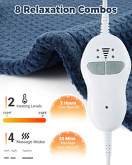 GarveeHome heating pad safety features and energy efficiency in use.