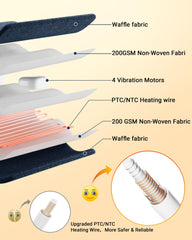 GarveeHome wearable pad with secure straps stays in place during daily tasks.