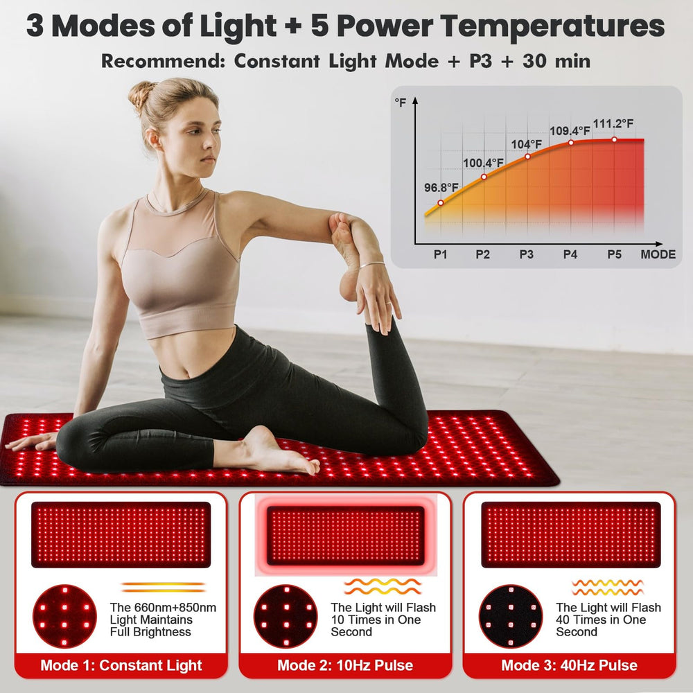Pad size 31.5 by 11.8 inches for versatile back and shoulder use