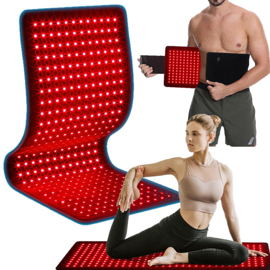 GarveeHome red light therapy pad in full view for at-home relief