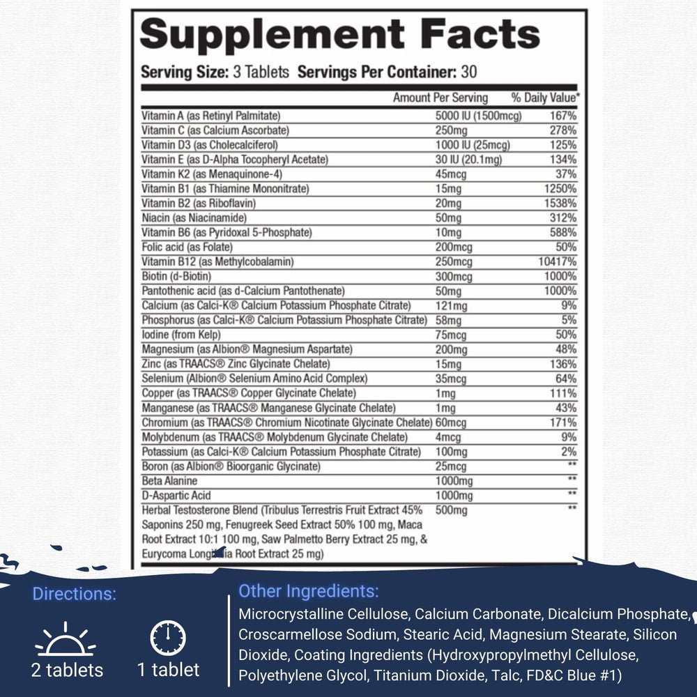 Gaspari Anavite XT tablets closeup emphasizing compact capsules for convenience