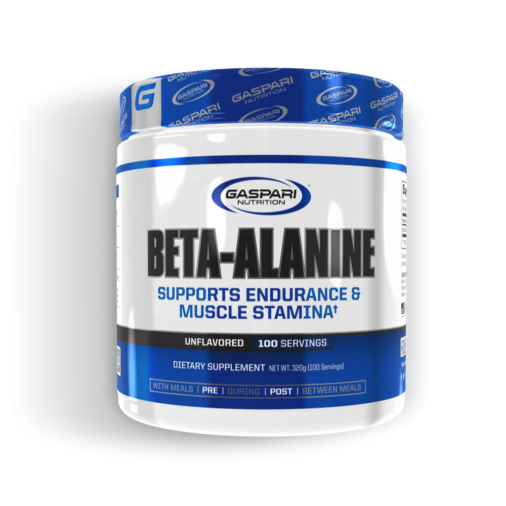 Gaspari Nutrition Beta-Alanine bottle labeled for endurance support.