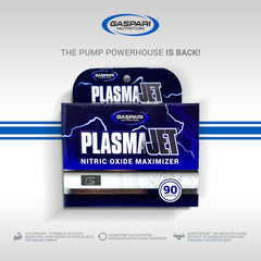 Gaspari Plasmajet label close-up showing performance formula for gains.