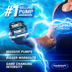 Gaspari Plasmajet serving size image demonstrating dosage for pumps.