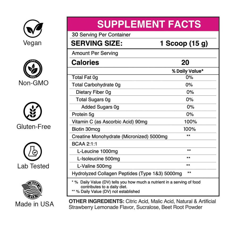 Gaspari Nutrition Proven Creatine for Women scoop with powder for easy daily dosing.