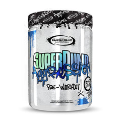 Gaspari Nutrition SuperPump Aggression bottle for on-the-go pre-workout energy.