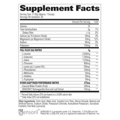 GAT SPORT Flexx EAAs strawberry mango glass shows refreshing flavor during training