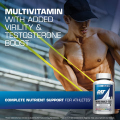 GAT SPORT Men's Multi Plus Test label front highlighting formula.