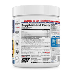 Nitraflex Burn label closeup shows a clean formula with no artificial colors.