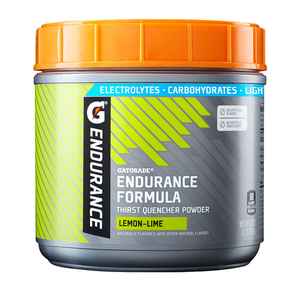 Gatorade Endurance Formula powder canister for long-session hydration