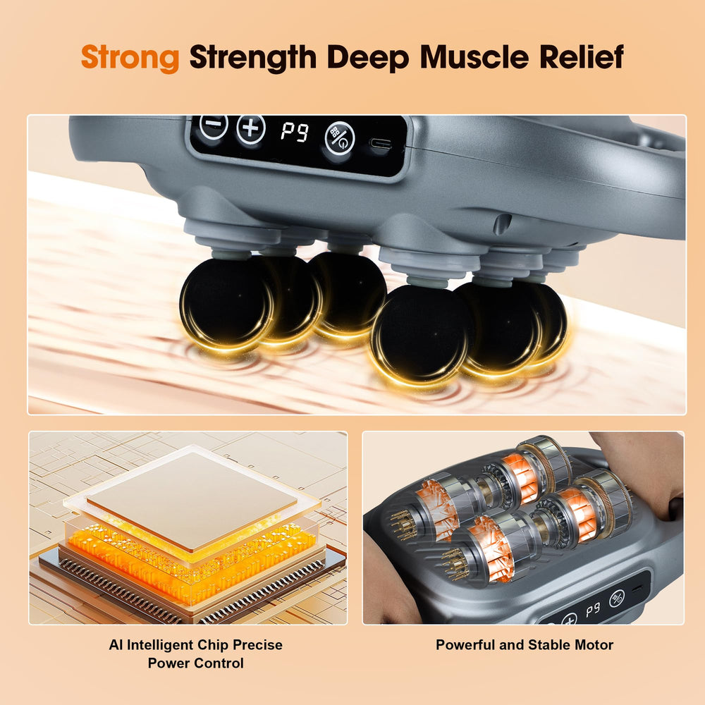 GAXEZO handle grip showing ergonomic design for comfortable sessions.