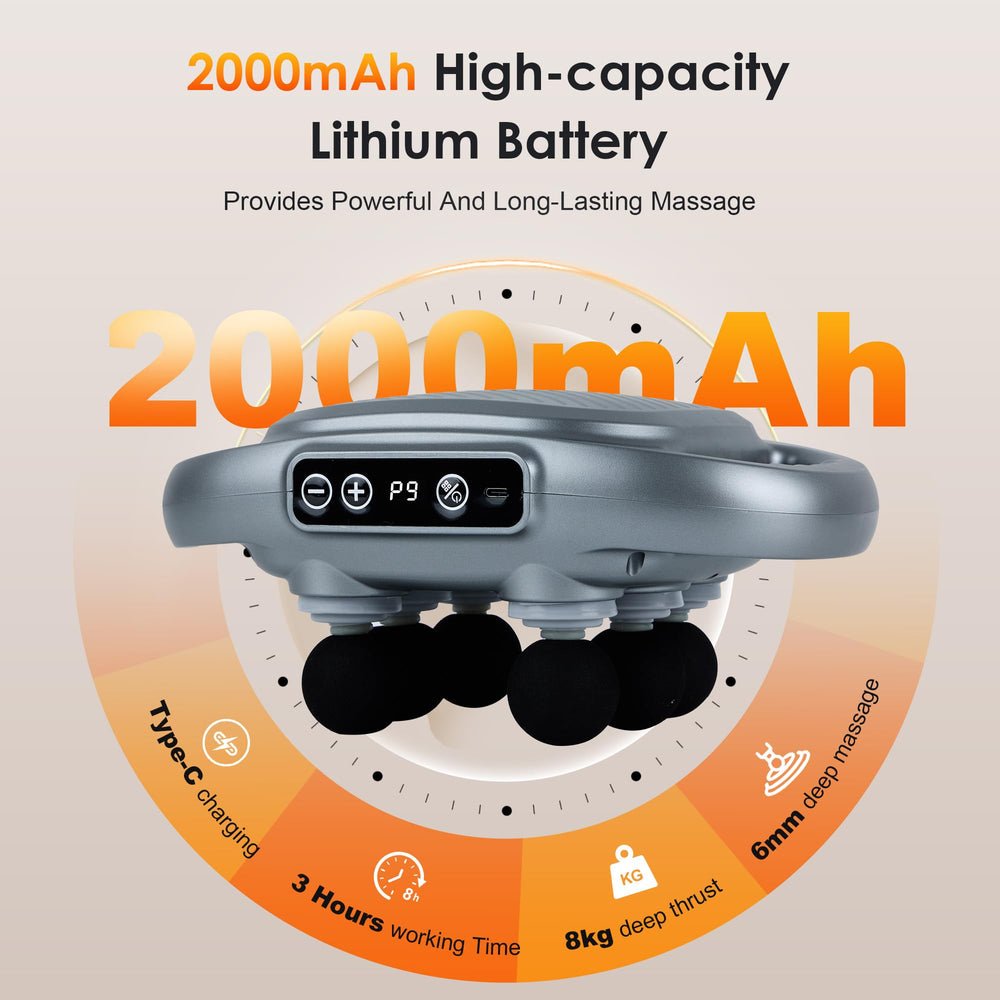 GAXEZO set with six heads supports flexible post-activity recovery routines.