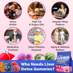 Gayolptian Liver Detox Gummies close-up texture and vibrant color for chewable formula