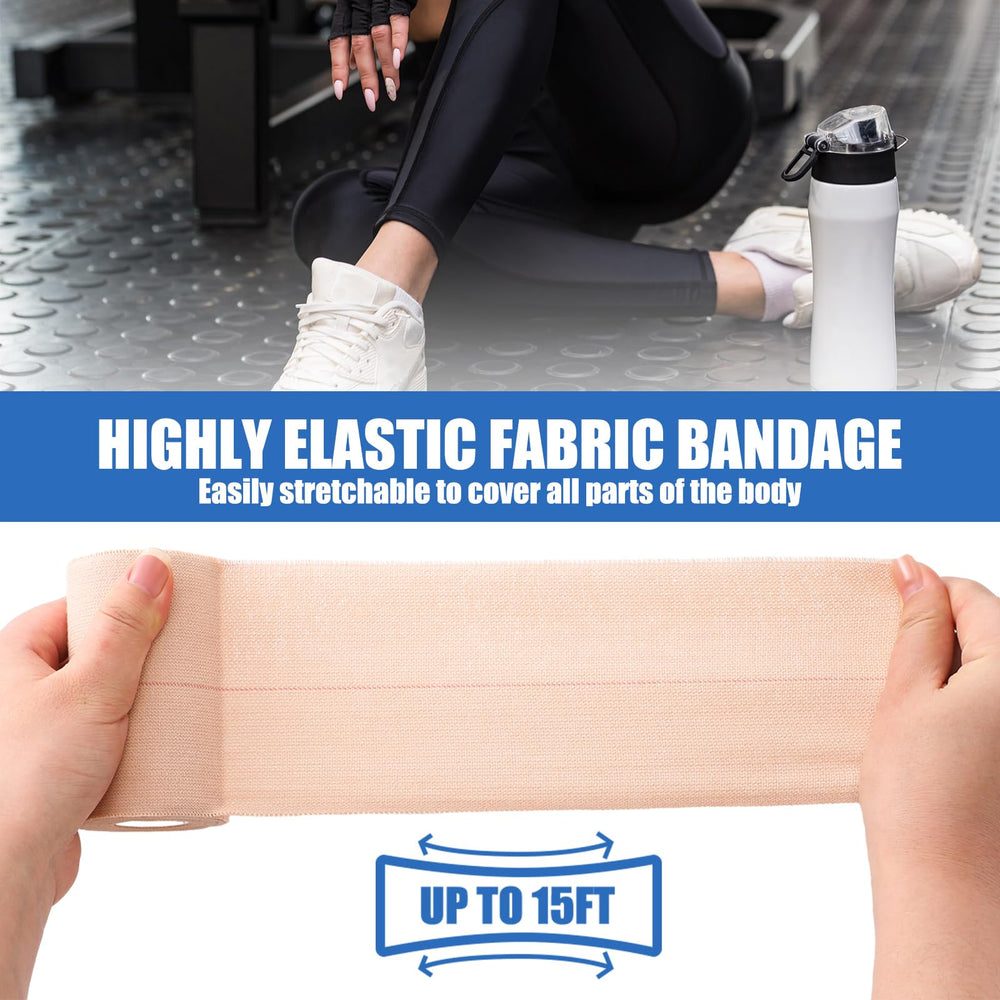 Geiserailie wrap on knee area provides flexible support on joints