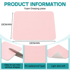 Geiserailie foam dressing cut to fit wounds for shaped coverage