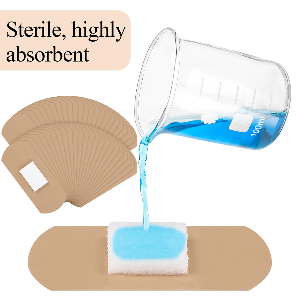Geiserailie latex-free bandages skin safety—reduces irritation.