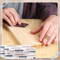 Geiserailie oversized hand bandage designed for construction tasks