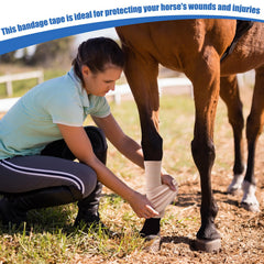 Geiserailie pet protection wrap demonstrates residue-free use