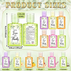 Gejoy vanilla scented 1oz sanitizer, handy party favor option