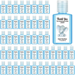 Gejoy baby shower hand sanitizer with elephant pattern keeps guests clean on the go