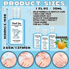 Gejoy elephant-pattern hand sanitizer in a travel-friendly 1 oz bottle