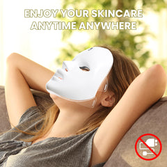 gelpal 7-1 colors red light mask white color option adds stylish home aesthetic
