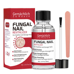Gemächlich ZuHause toenail fungus treatment bottle helps nails look clearer.