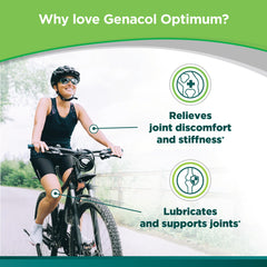 Genacol Optimum non GMO seal indicating clean ingredients.