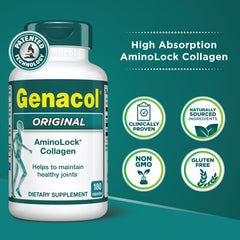 Genacol Original bottle on kitchen counter ready for daily use