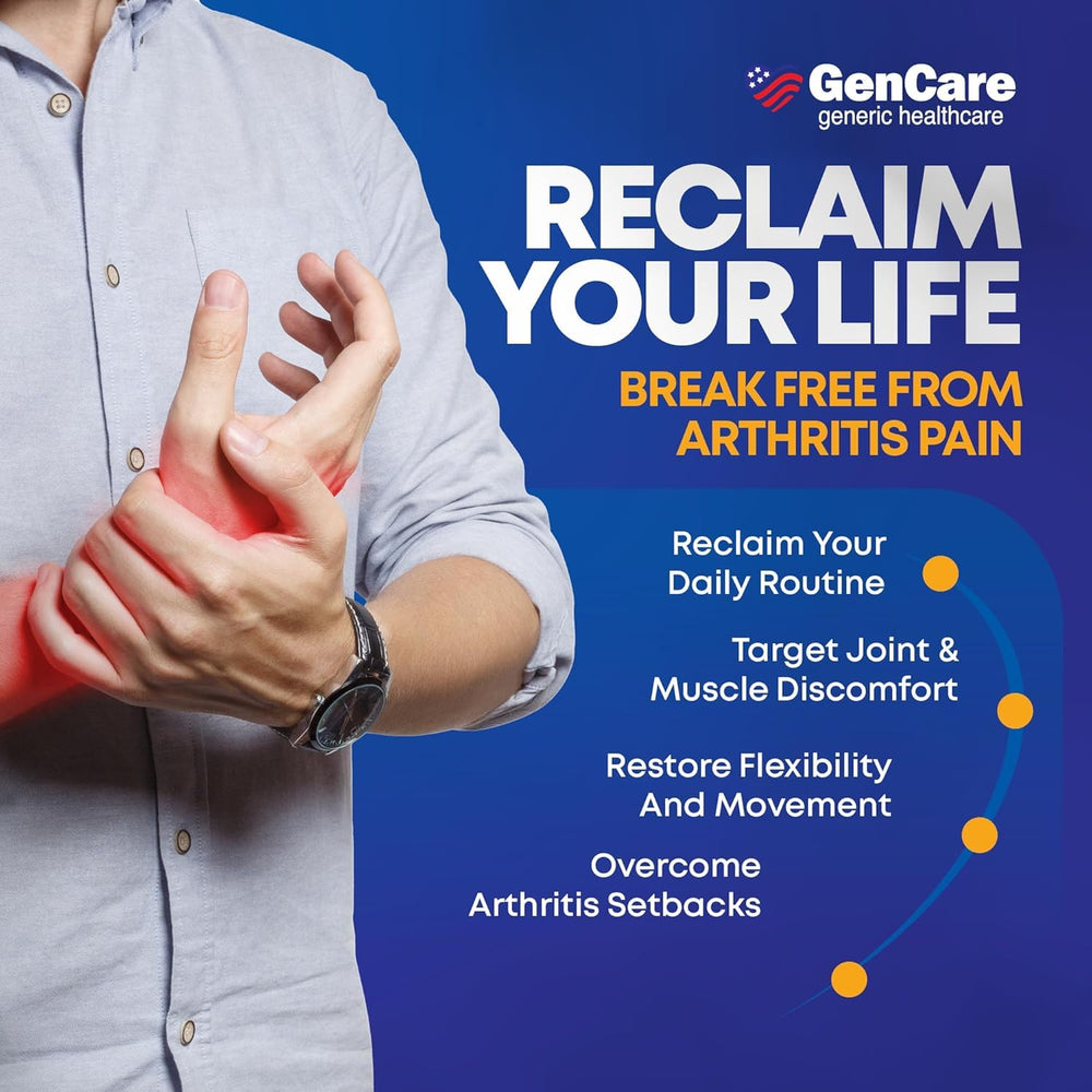 GenCare gel applied to hand and wrist area for localized comfort.