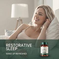 GENEIII bottle and capsules on wood table suggest convenient daily wellness.