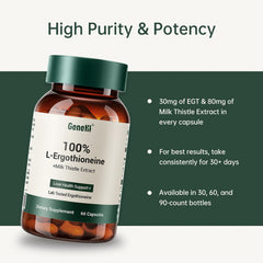 Premium packaging emphasizing vegan, non-GMO, and safe daily use for GeneIII.