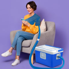 General Armor cold therapy machine front view for focused shoulder and knee relief
