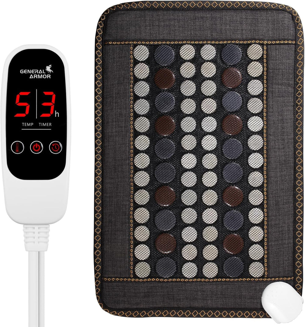 General Armor infrared heating pad provides large back coverage for full upper body warmth
