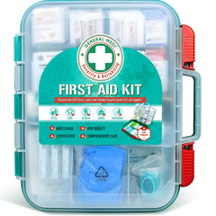 General Medi 420-piece first aid kit front view for travel-ready safety