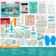 General Medi hospital-grade contents displayed for versatile first aid needs