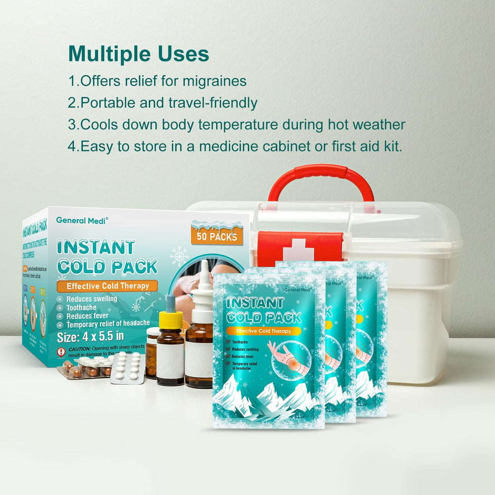 General Medi Instant Ice Pack for athletes to manage minor injuries.