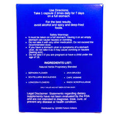 Generic 7Days hemorrhoid detox formula quality seal emphasizes safety and compliance.