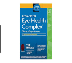 Generic Advanced Eye Health Minigels bottle front for daily vision support.