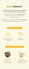 Organic certification badge on Atomy Vitamin D3 packaging