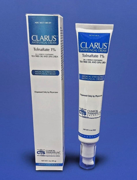 Generic Clars Tolnaftate 1% cream tube for targeted daily care.