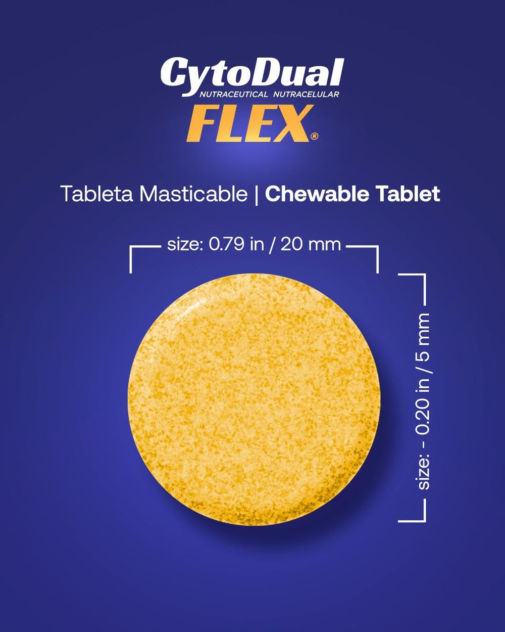 Generic CytoDual Flex packaging back detailing 90-day supply