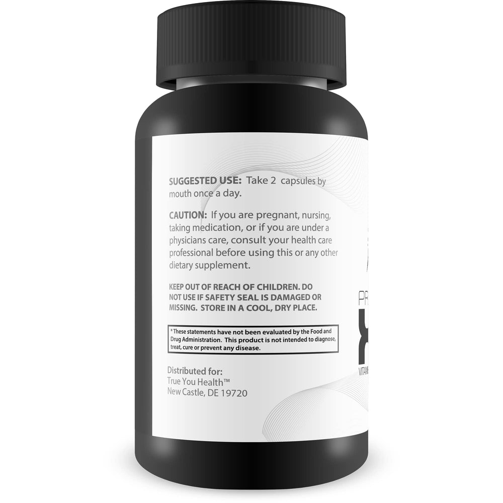 Generic EagleEye X20 label detail highlights vitamins and minerals