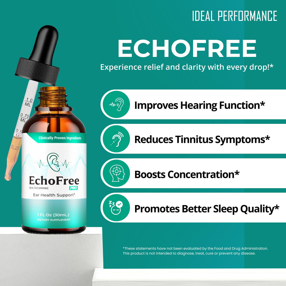 Generic Echo Free Tinnitus Drops use in routine demonstrates easy application