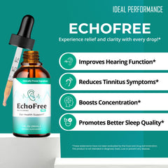Generic Echo Free Tinnitus Drops use in routine demonstrates easy application