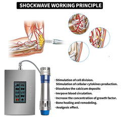 Generic Extracorporeal Shockwave foot and heel treatment supports plantar fasciitis care.
