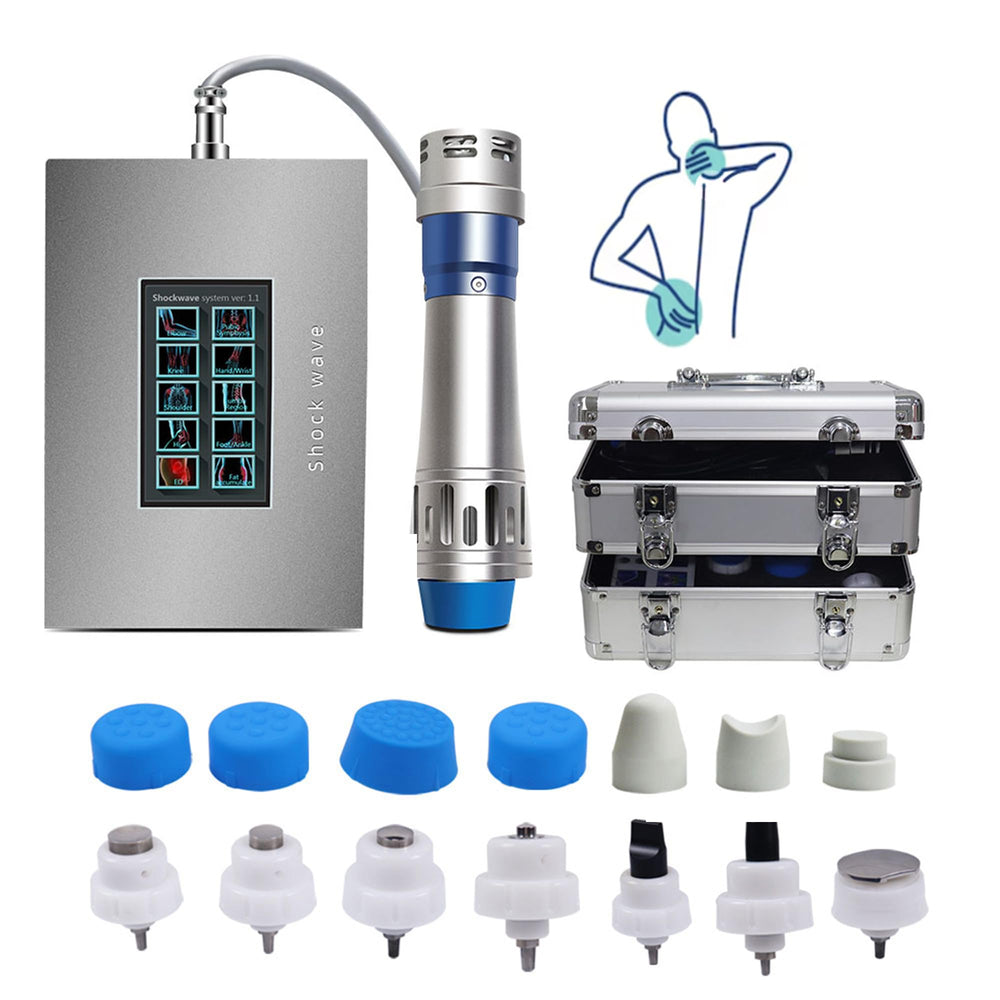 Generic Extracorporeal Shockwave front view demonstrates a user-friendly device for target muscle relief.