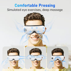 Generic Eye Massager showing five massage modes in action