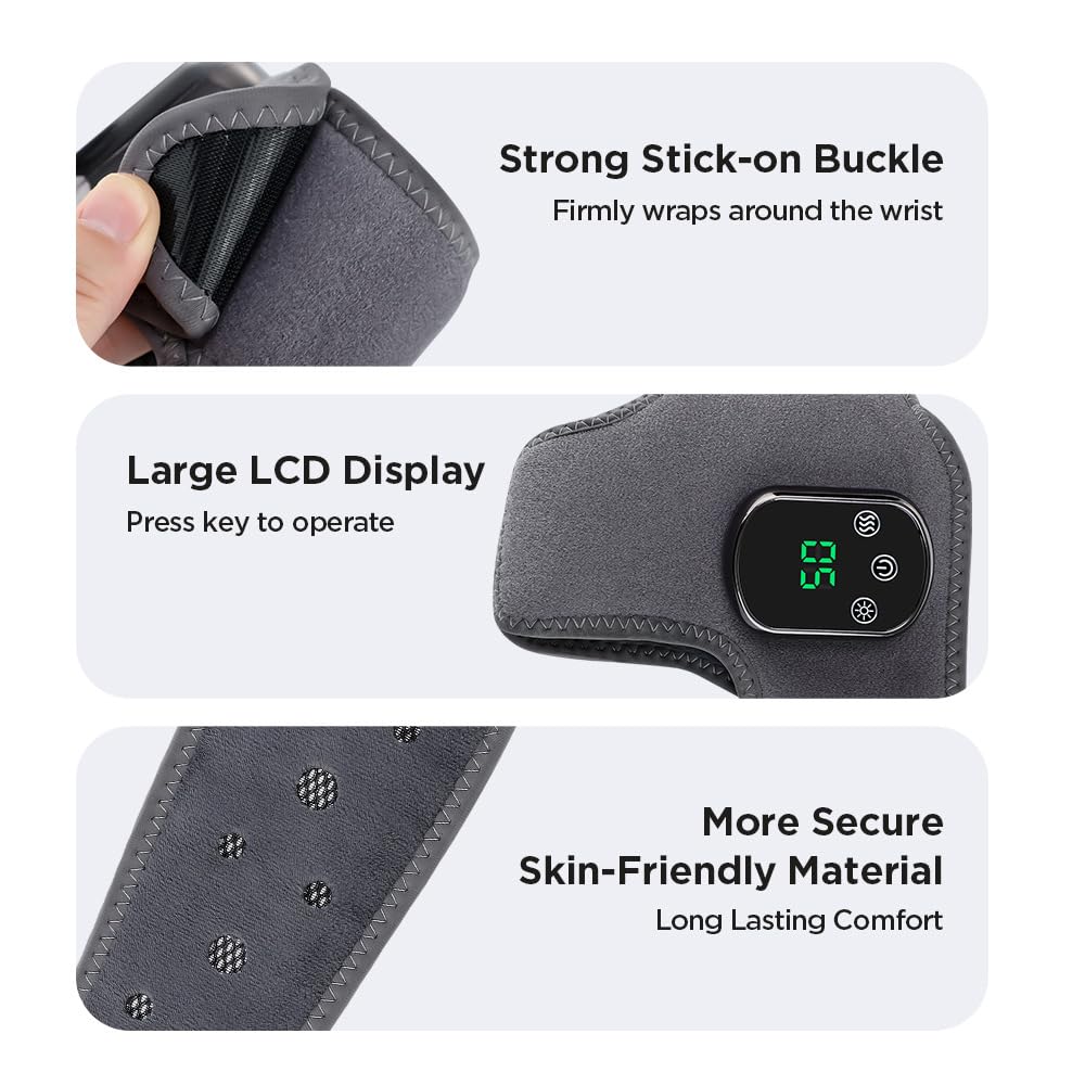 Generic portable foot and ankle massager uses breathable material for comfort.