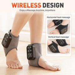Generic foot triple method massager vibration settings provide rhythmic relief for tired feet.